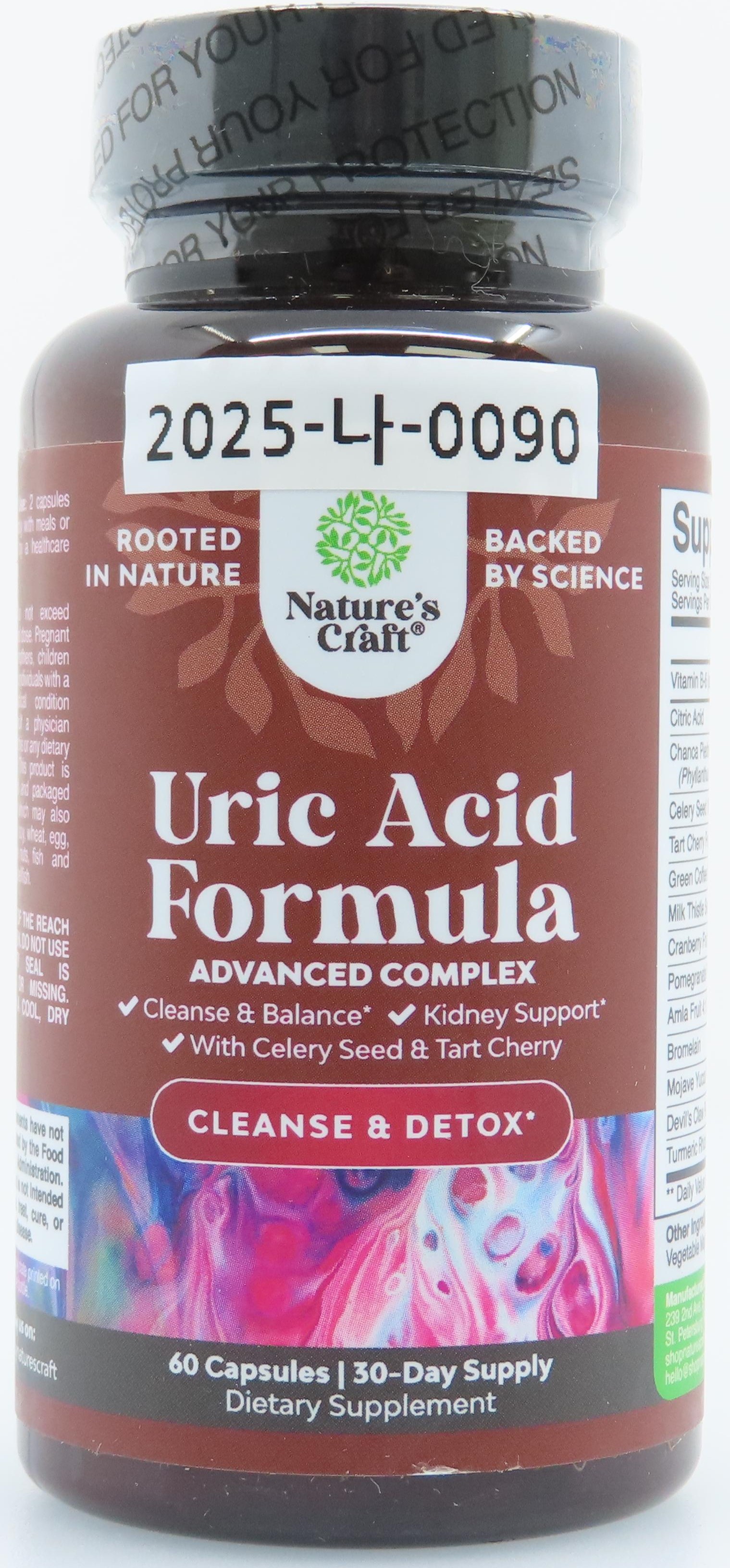 Nature's Craft Uric Acid Formula Cleanse & Detox_1.jpg
