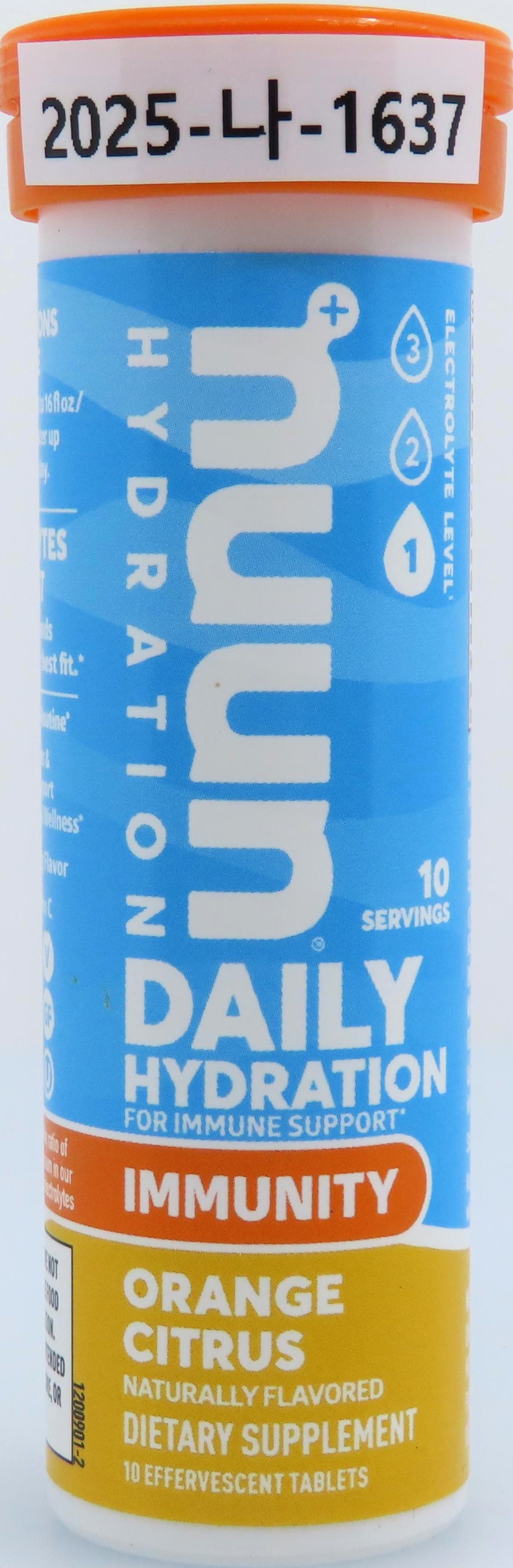 Nuun Hydration Daily Hydration Immunity Orange Citrus_1.jpg