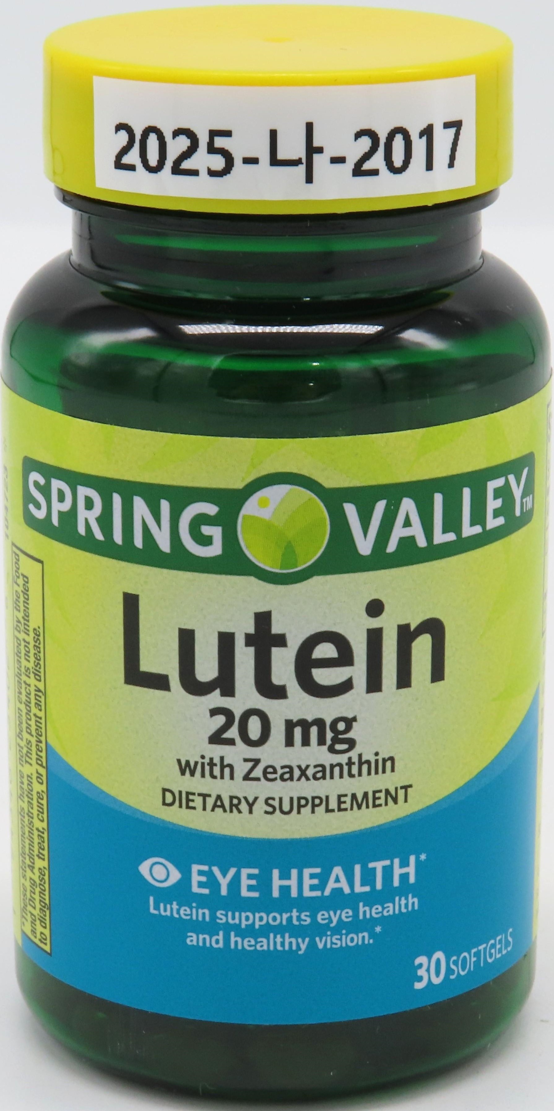 Spring Valley Lutein 20mg With Zeaxanthin Eye Health_1.jpg