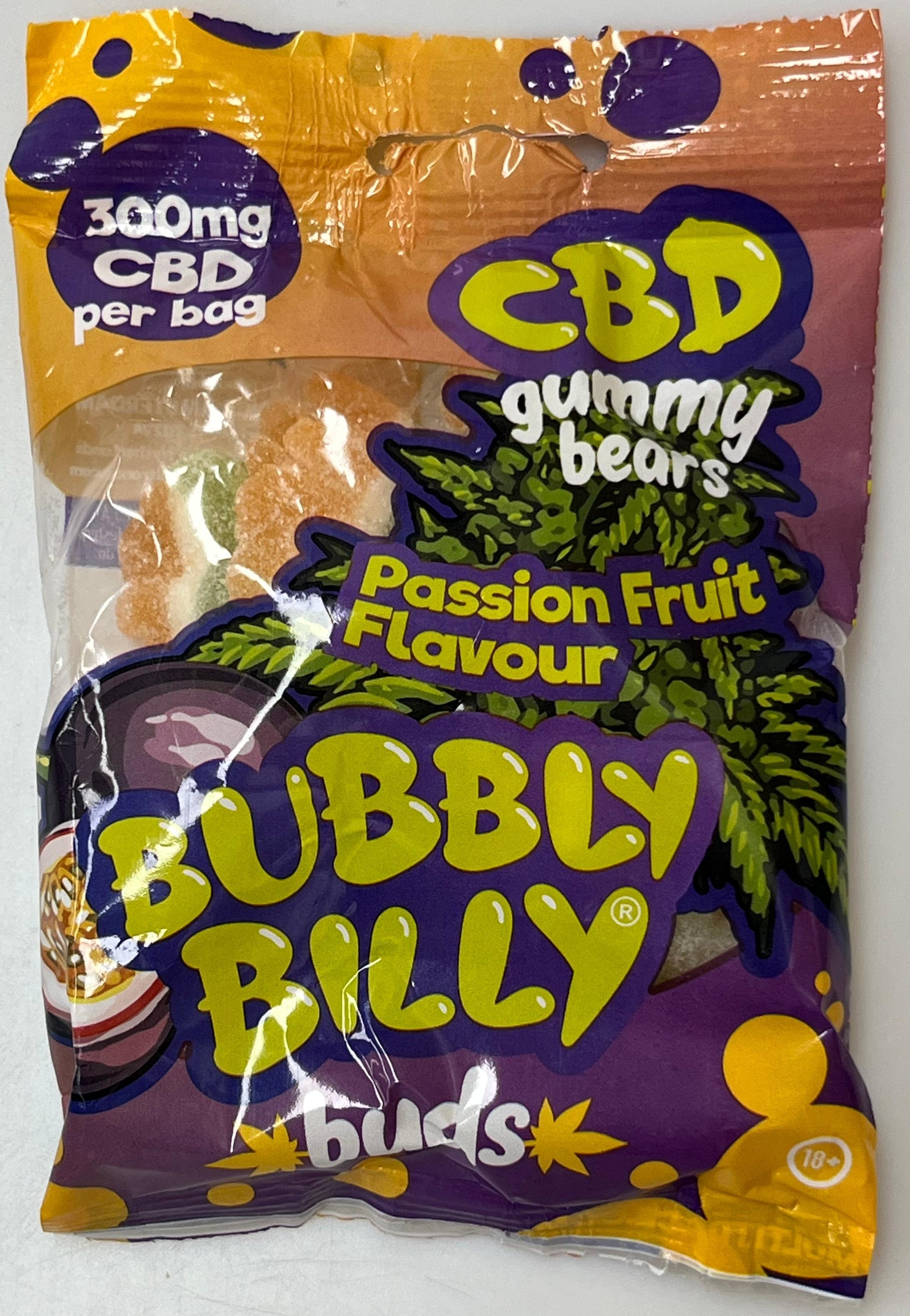 CBD Gummy Bears Bubbly Billy buds Passion Fruit_1.jpg