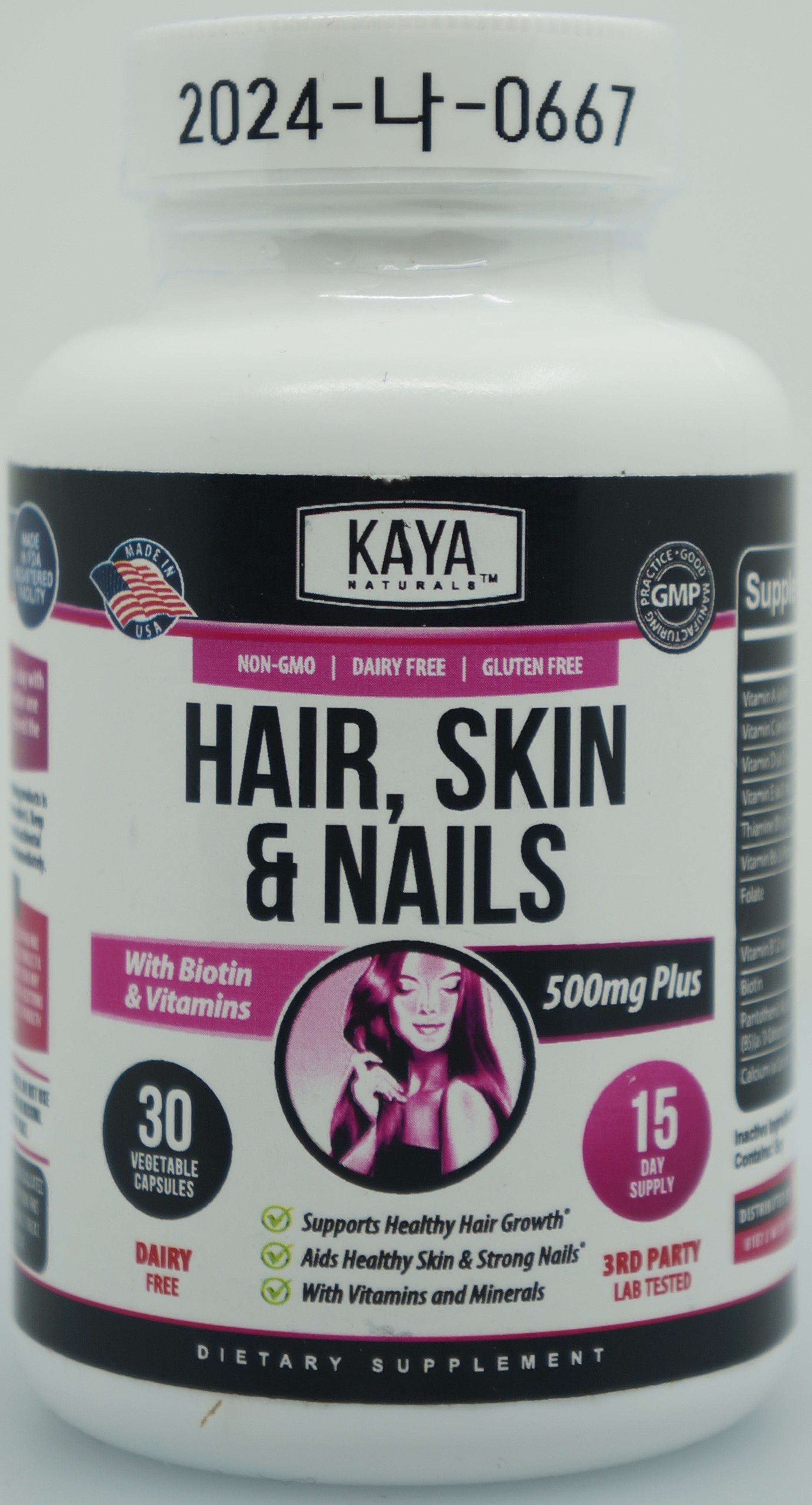 Hair, Skin & Nails With Biotin & Vitamins 500mg Plus_1.jpg