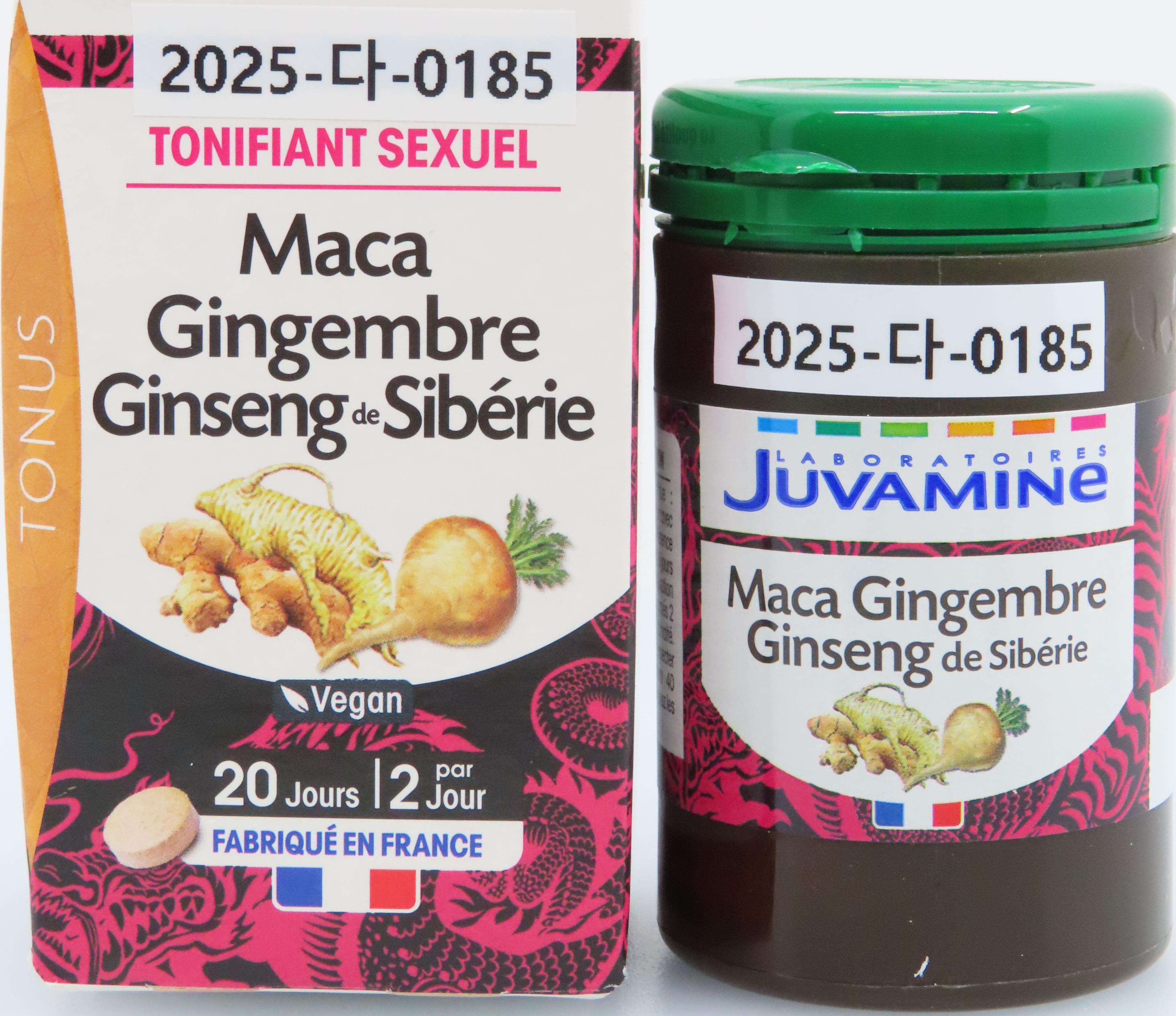 Laboratoires Juvamine Maca Gingembre Ginseng de Siberie_1.jpg