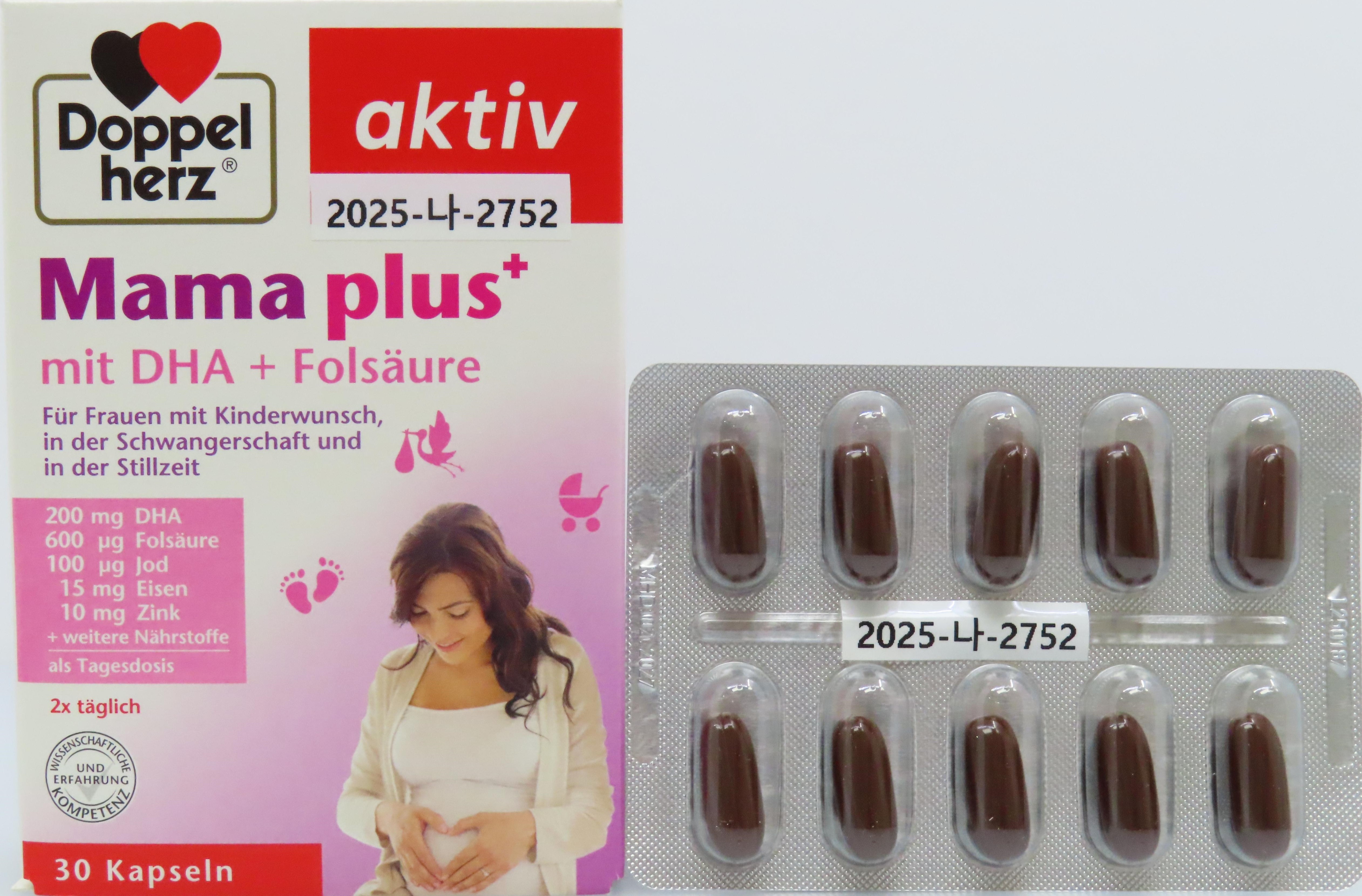 Doppelherz Aktiv Mama Plus+ Mit Dha + Folsäure(Doppel Herz Active Mama Plus+ With Dha + Folic Acid)_1.jpg
