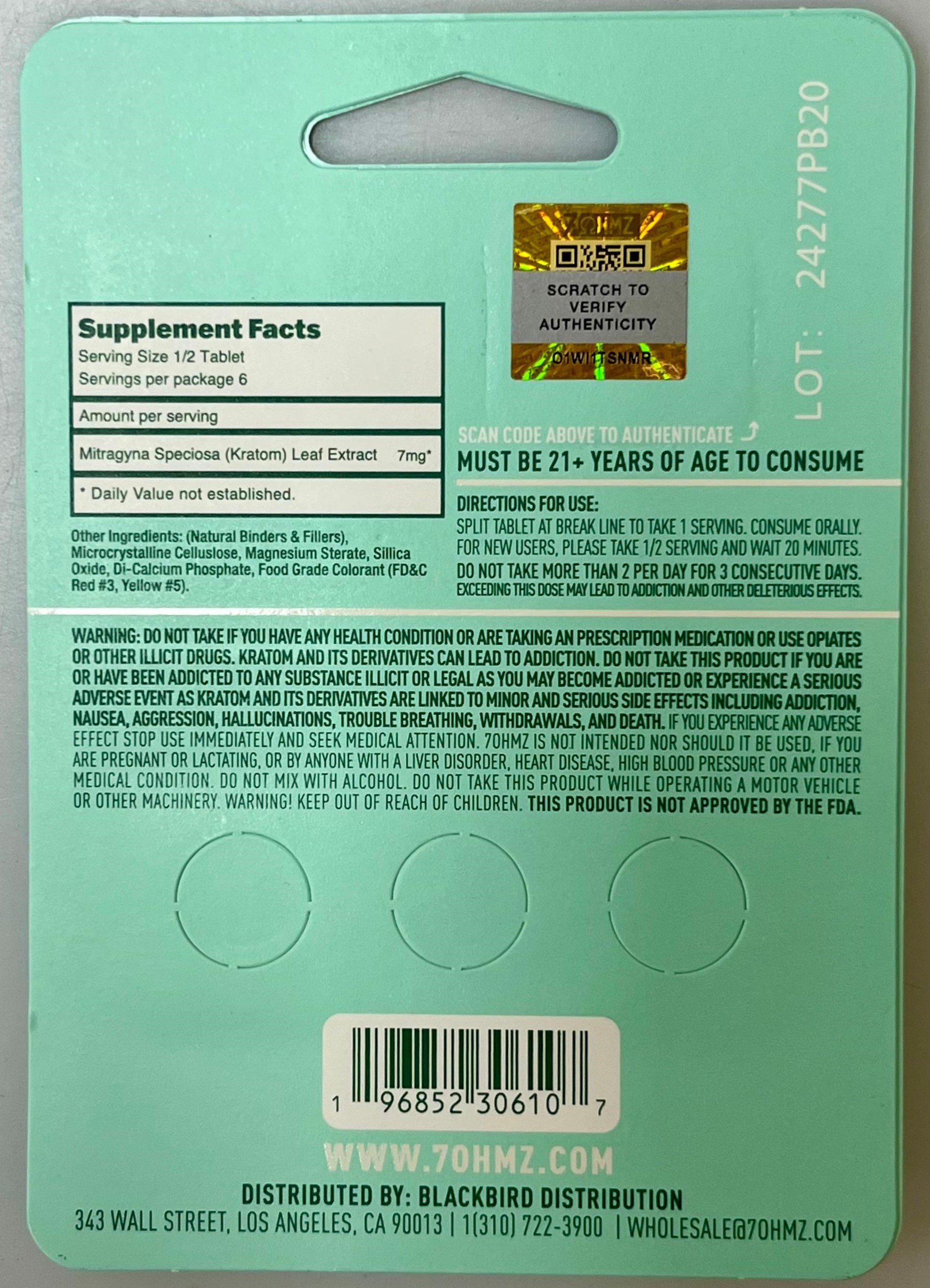 7OHMZ 7-Hydroxy mitragynine Tablets_2.jpg