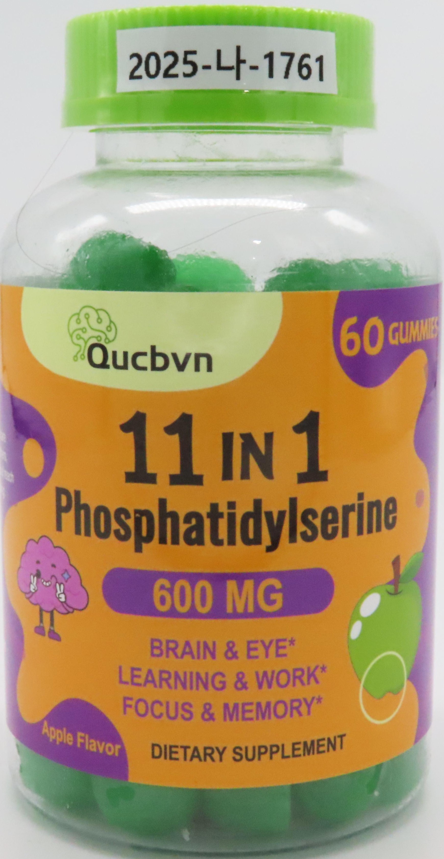 Qucbvn 11 In 1 Phosphatidylserine 600 mg Apple Flavor_1.jpg