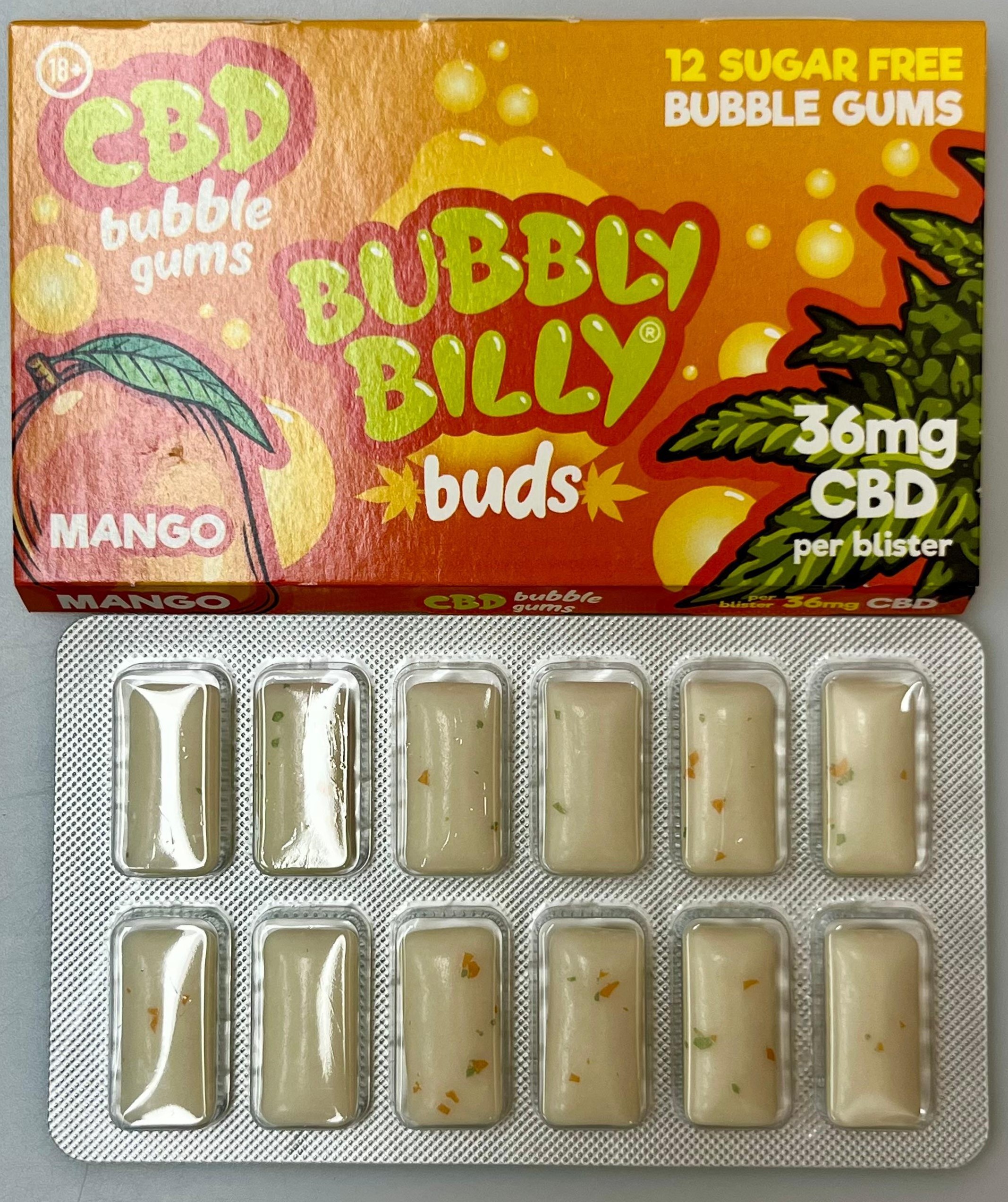 CBD Bubble Gums Bubbly Billy buds Mango_1.jpg