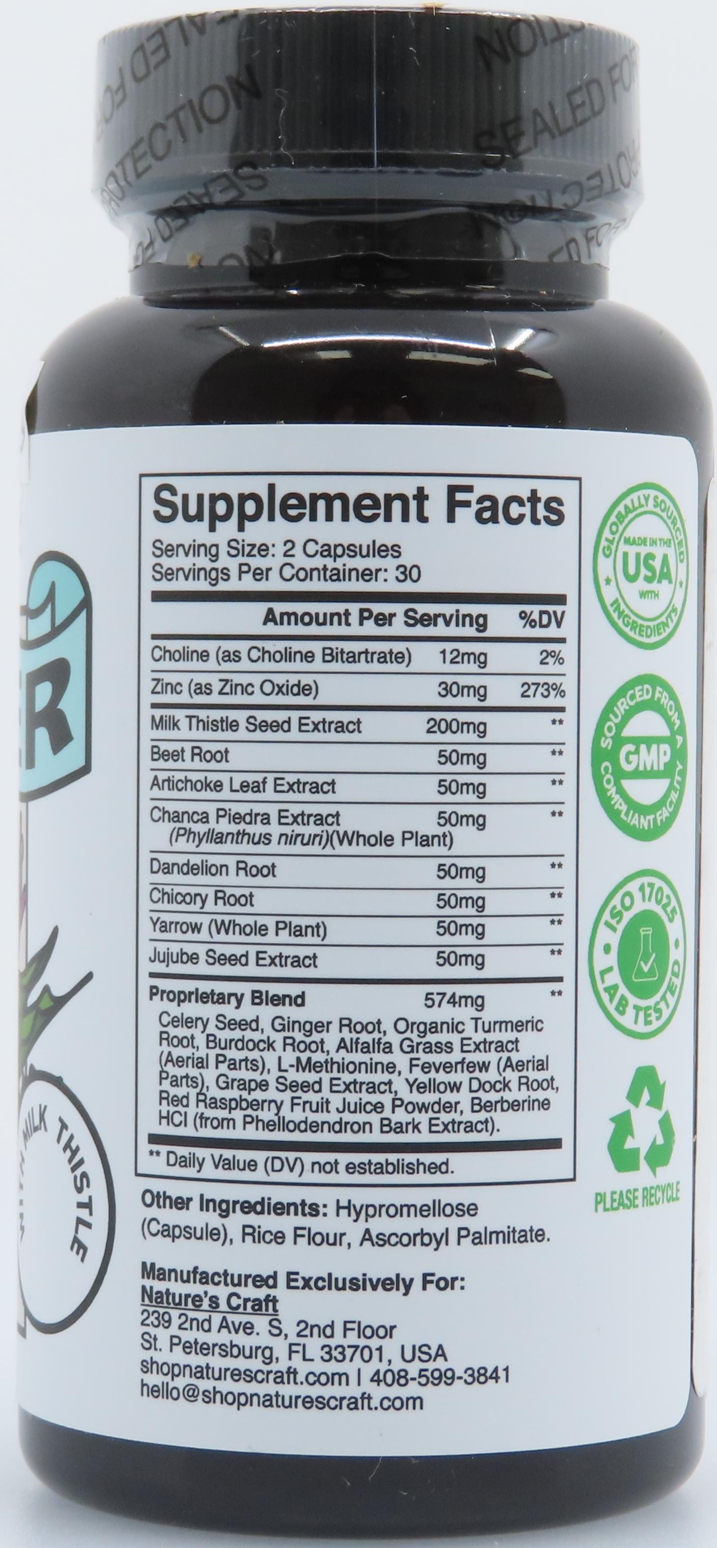 Nature's Craft Liver Support With Milk Thistle_2.jpg