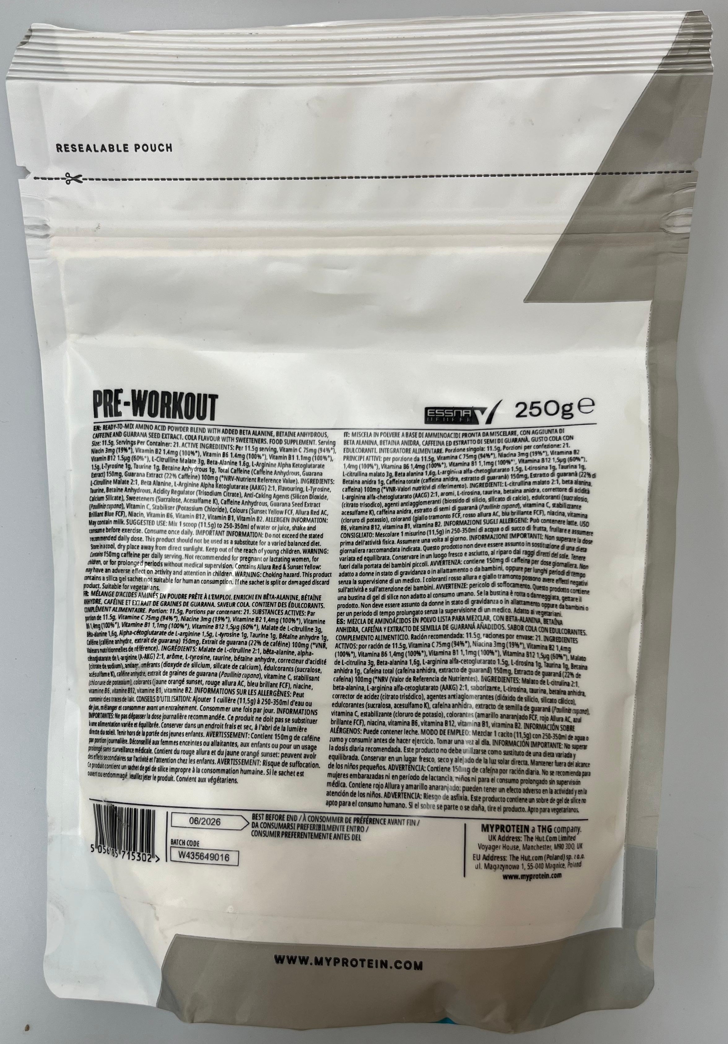 MYPROTEIN Impact Pre-Workout Cola Flavor_2.jpg