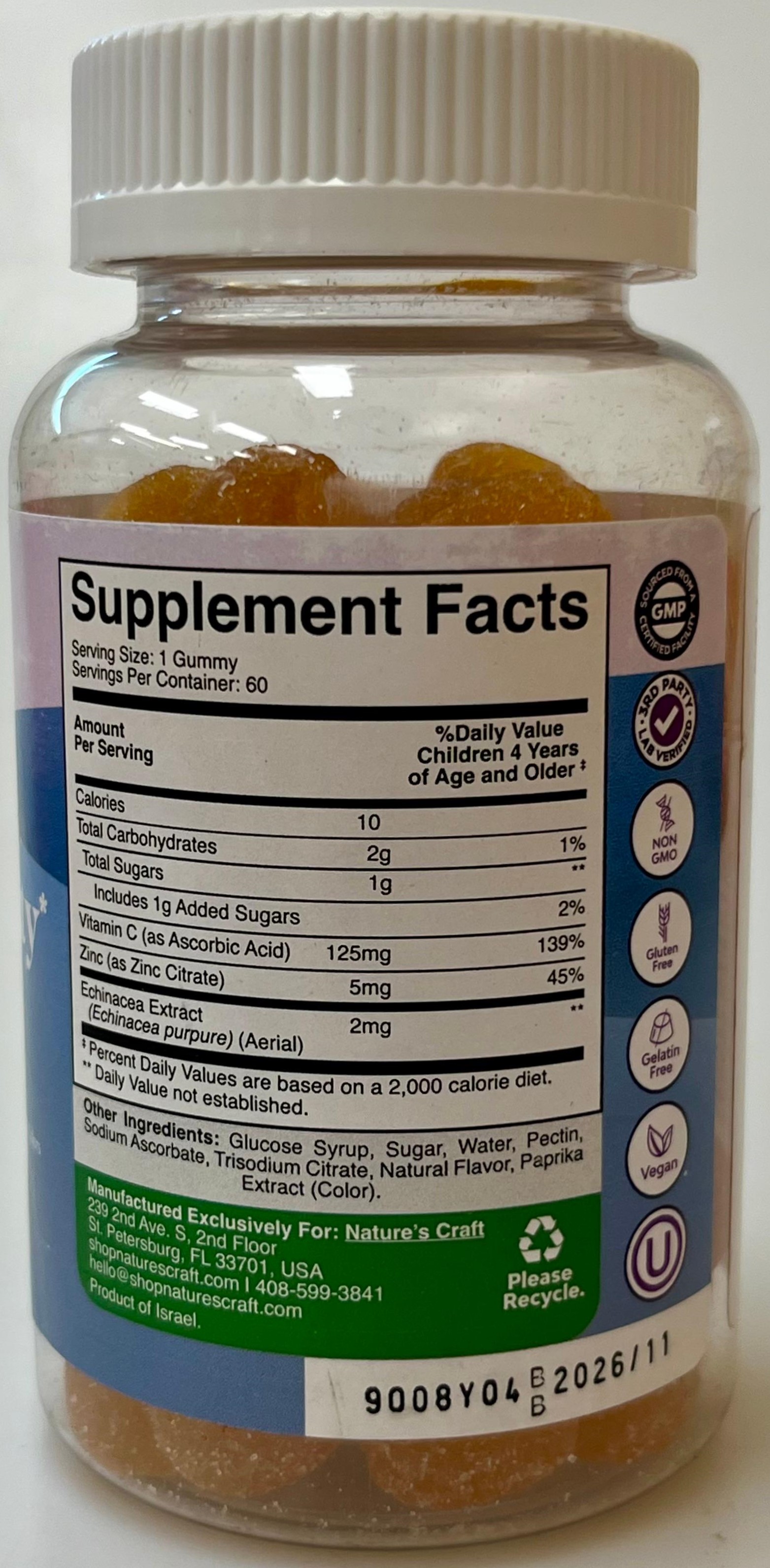 Nature's Craft Kids Immunity Gummies Orange Flavor_2.jpg