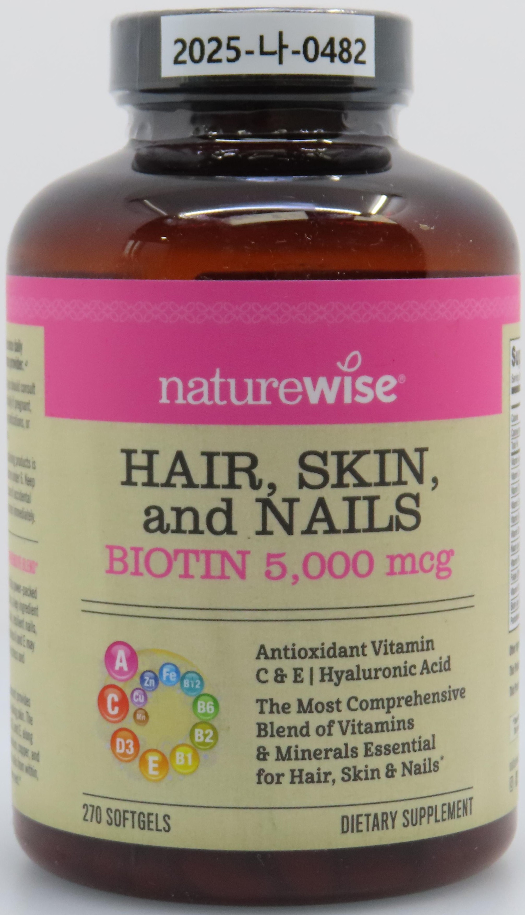 Nature Wise Hair, Skin, And Nails Biotin 5,000mcg_1.jpg